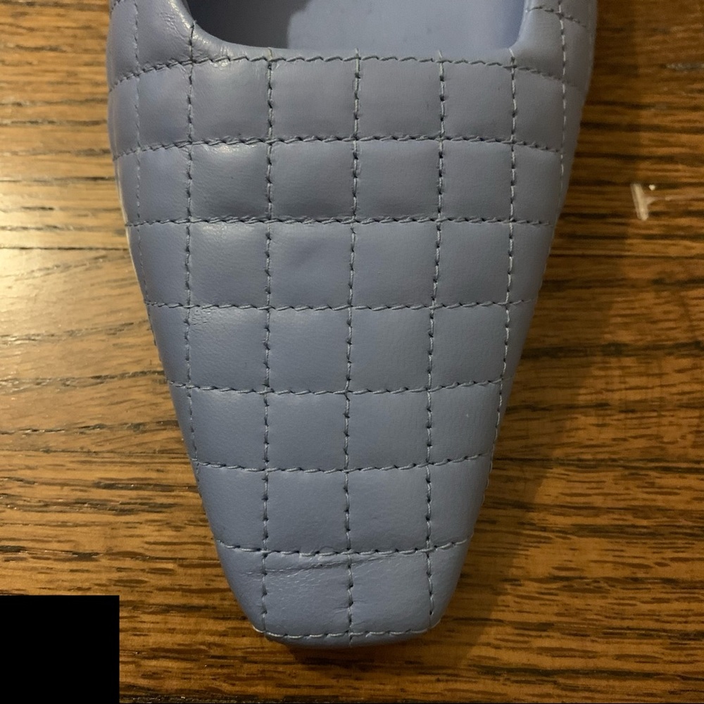 NWT Zara Quilted Leather Slingback Heels - Size 9 - Picture 5 of 5